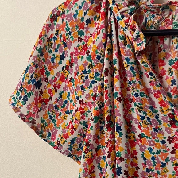 GAP Colorful Floral Print Blouse - Picture 3 of 8